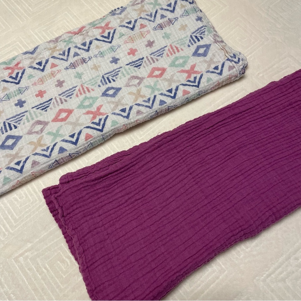 Aden + Anais Yoga Sprout Cotton Newborn Baby Muslin Swaddle Receiving Blankets